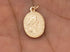 14k Gold Filled Saint Christopher Charm-- (GF/CH0/CR23)